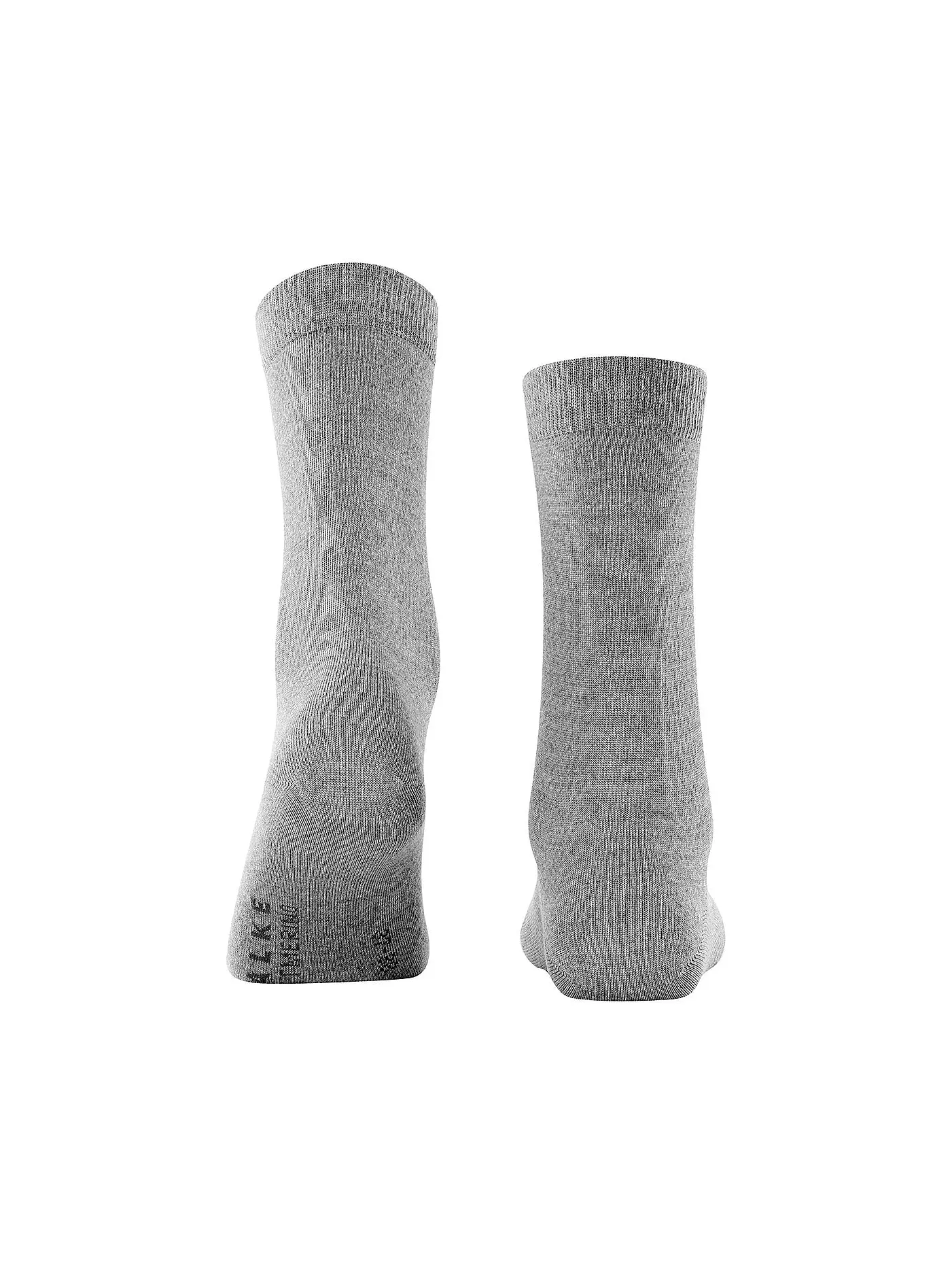 FALKE | Socken Soft Merino black | hellgrau
